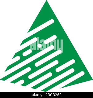 Pyramid Logo Template vector ilustration Stock Vector