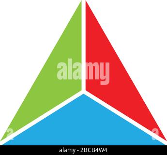 Pyramid Logo Template vector ilustration Stock Vector