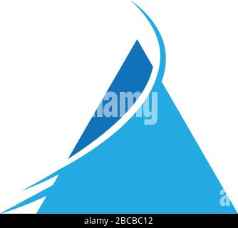 Pyramid Logo Template vector ilustration Stock Vector