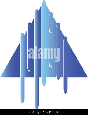 Pyramid Logo Template vector ilustration Stock Vector