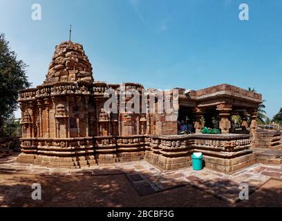 Ancient Banashankari temple Stock Photo