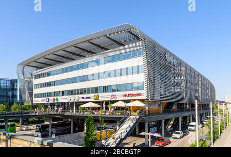 ZOB Munich, the central bus station terminal, Munich, Bavaria, Germany Stock Photo