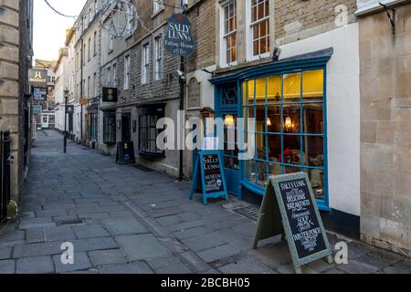 Sally Lunn’s Historic Eating House & Museum, serving Sally Lunn buns.  Believed to be Bath's oldest house (c.1483) Stock Photo