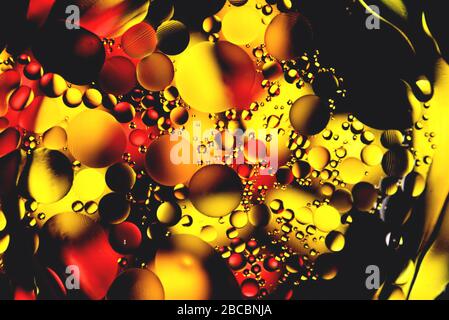 background, multicolored balls, blur, texture, heterogeneous color Stock Photo