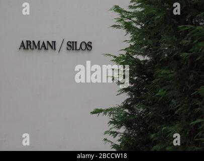 Armani Silos, forty years of Giorgio Armani fashion, Via Bergognone 40, Milan, Lombardy, Italy, Europe Stock Photo