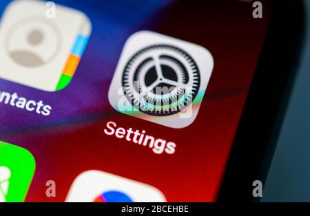 Apple Settings App, Icon, Logo, Display, Screen, iPhone, App, Mobile ...