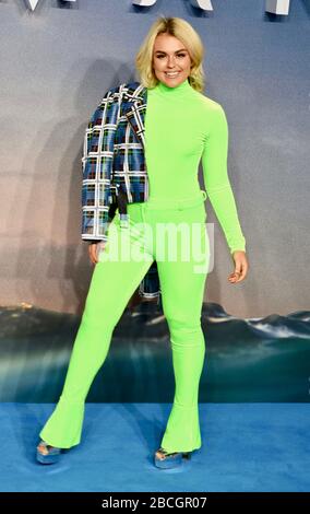 London, UK. Tallia Storm at the World Premiere of 'Aquaman' at
