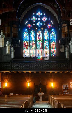 Episcopal Church of the Holy Trinity Yorkville New York City. Stock Photo