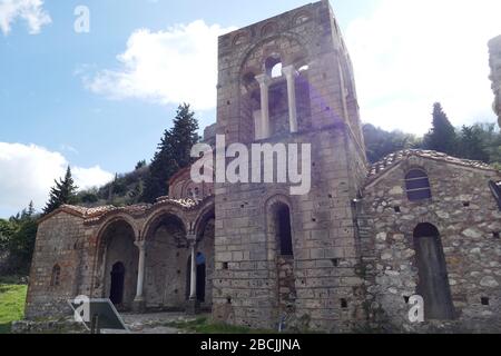 Archaeological site of Mystra Stock Photo