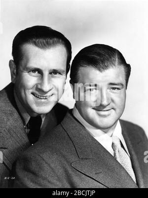 BUD ABBOTT and LOU COSTELLO 1946 Publicity Portrait Universal Pictures Stock Photo