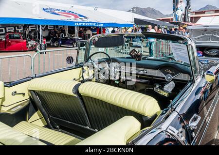 2019 Barrett-Jackson Scottsdale Auction, 1956 Chevrolet Bel Air Convertible Stock Photo