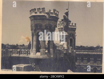 Israel 1948 1949 Jerusalem Jerusalem Road Blocks In The Propheet Samuel Street On The Border Between Jordanian And Israeli Jerusalem Annotation From 1948 To 1967 Jerusalem Was Divided Into An Israeli West Jerusalem