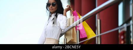 Cute woman with sunglasses Stock Photo