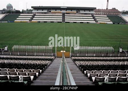 General view of Ulloi Uti Stadium, home of Ferencvarosi TC