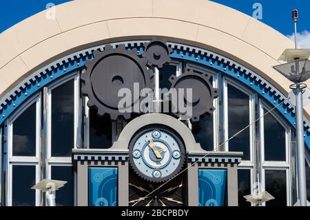 Space Mountain ride in Tomorrowland at Disney World Resort, Orlanddo, Florida, USA Stock Photo