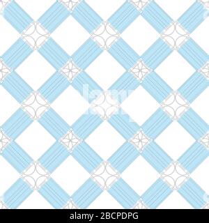 Face mask seamless pattern illustration Stock Vector
