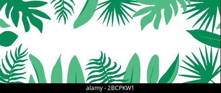 Rainforest concept banner. Cartoon illustration of rainforest vector ...