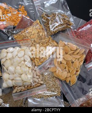 creating a seed bank, packing and storing organic seeds ...