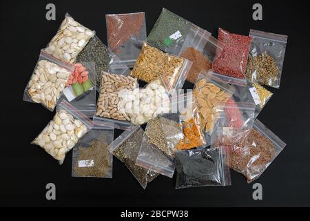 creating a seed bank, packing and storing organic seeds ...