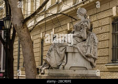 Hungary, Budapest - Váci utca (Váci street) is one of the main pedestrian thoroughfares and perhaps the most famous street of central Budapest Stock Photo
