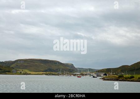 Views towards the Island of Kerrera Oban Scotland Stock Photo