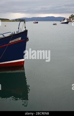 Boats in Oban Bay Stock Photo