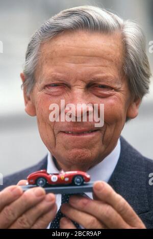 Belgian Racing driver and Journalist Paul Frere in Paris 1990 Stock ...