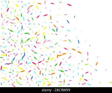 Abstract background confetti. Confetti new background modern. Multicolor hexagonal shapes glowing. Stock Vector