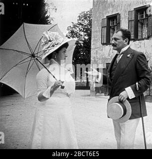 Well dressed German Jewish couple in Germany 1931 Stock Photo