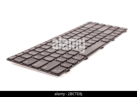 The replacement of laptop keyboard  isolated on the white background Stock Photo
