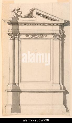 Project For An Altar. Research In Progressvertical Composition Of An 