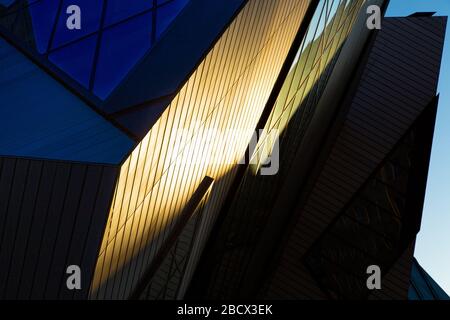 Toronto, Canada-June 5, 2019: The Royal Ontario Museum is a museum of art, world culture and natural history in Toronto, Ontario, Canada Stock Photo