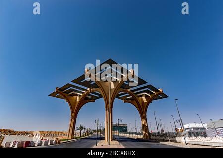 King Saud University main gate Stock Photo - Alamy