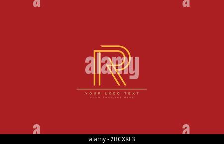 Abstract Letter R, RR Logo Design Stock Vector