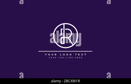 Abstract Letter R, RR Logo Design Stock Vector