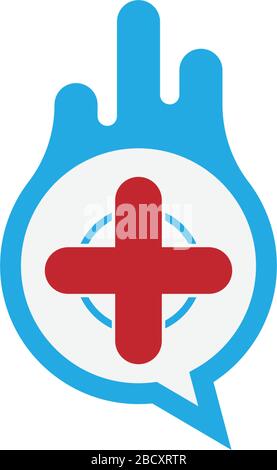 cross Bubble chat icon message, Chat fast speech talk chatting communication. Stock Vector