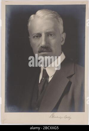 Bainbridge Colby. S/NPG.84.311 Stock Photo