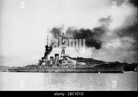 Hiei - warship of the Imperial Japanese Navy (IJN) during World War I ...