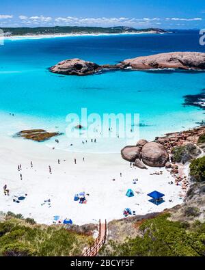 Summer day at Twilight Beach in Esperance, Western Australia Stock Photo