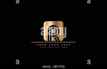 Abstract Letter R, RR Logo Design Stock Vector