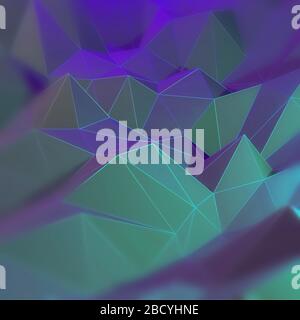 Lowpoly abstract background. Folded triangles. Stock Vector