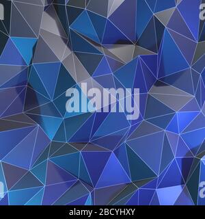 Lowpoly abstract background. Folded triangles. Stock Vector