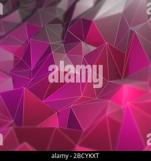 Lowpoly abstract background. Folded triangles. Stock Vector
