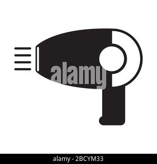 hair dryer icon Stock Vector