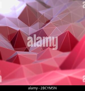 Lowpoly abstract background. Folded triangles. Stock Vector