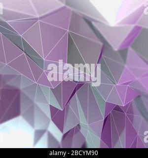 Lowpoly abstract background. Folded triangles. Stock Vector