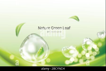 Fresh spring atmosphere natural background Stock Vector