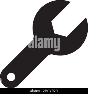 wrench / spanner icon Stock Vector