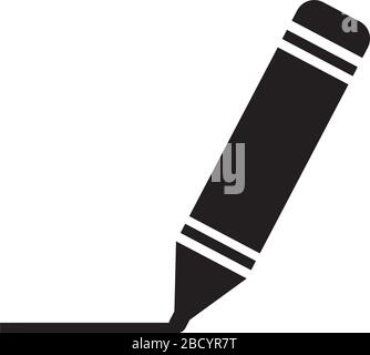 vector illustration pencil drawing fill outline straight line shape ...