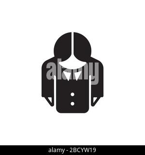 apology bow icon Stock Vector